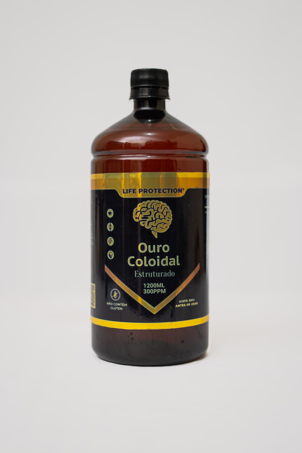 Frasco de Ouro Coloidal Estruturado 1200ml