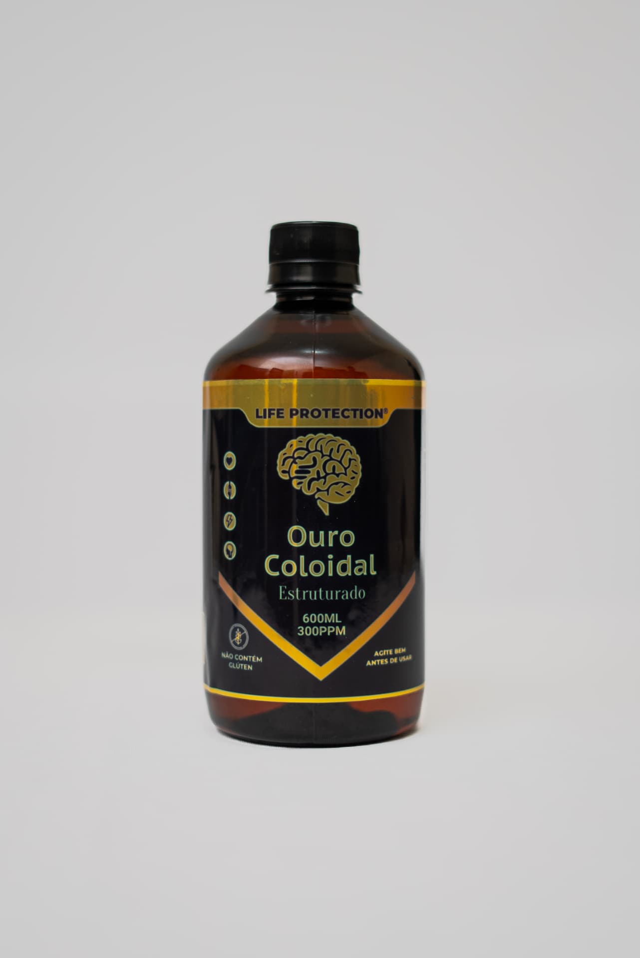 Frasco de Ouro Coloidal Estruturado 600ml